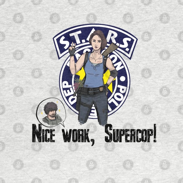 Jill the Supercop! (S.T.A.R.S. Logo) by kourtie1996